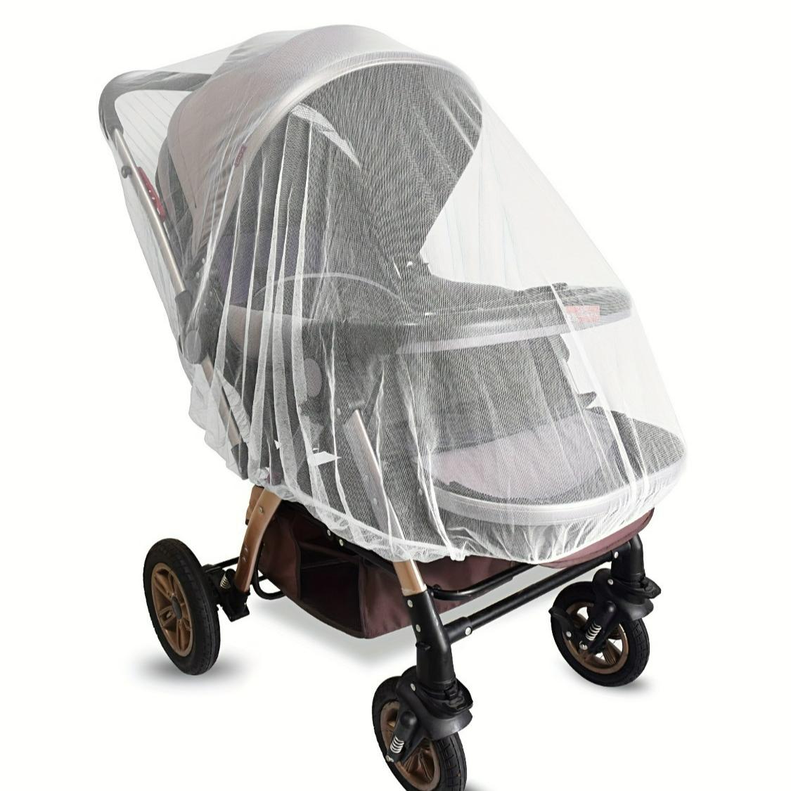 

Baby Stroller Mosquito Net - Perfect Bug Net for Strollers, Bassinets, Cradles, Playards, Pack N Plays and Portable Mini Crib белый