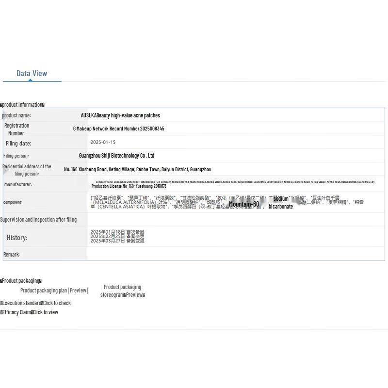 AUSLKA Beauty Panda Acne Patches