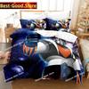 Cartoon Goldorak Grendizer UFO Robo Bettwäsche-Set Bedruckte einzelne Decke Steppdecke Bettbezug Kissenbezug 3 Teile Kinder Erwachsenengröße