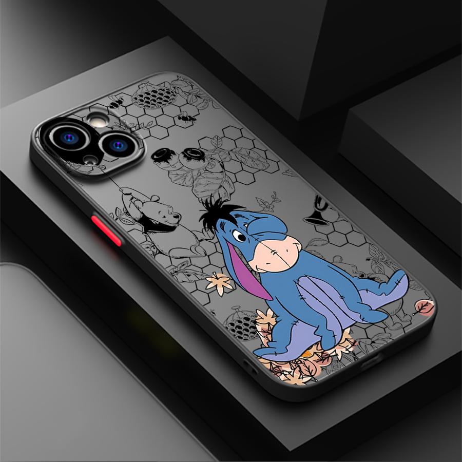 Pooh Bear Piglet Case for iPhone 17 Pro Max 15 11 17e XS XR Air 13 Mini 14 12 7 8 SE 16 Plus Back Phone Cover