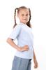T-shirt for Girls – Soft Knitted Fulicra with Rhinestones, Straight Cut, Various Colors Summer 6414-105-5 HC