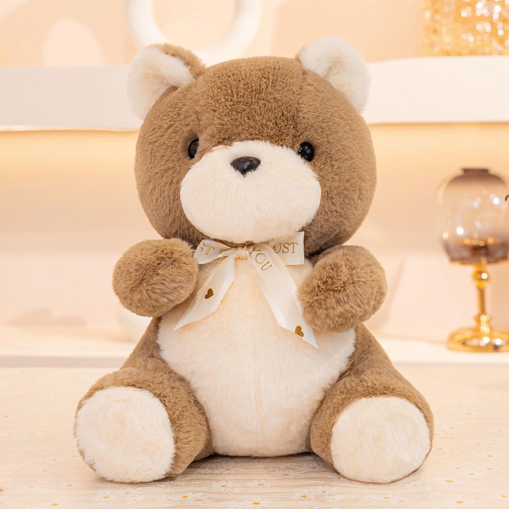 Cute Bear Stuffed Plush Toys Kawaii Rabbit Dog Bear Hug Pillow Bear Doll Home Bedroom Animal Doll Decor Kids Birthday Gifts