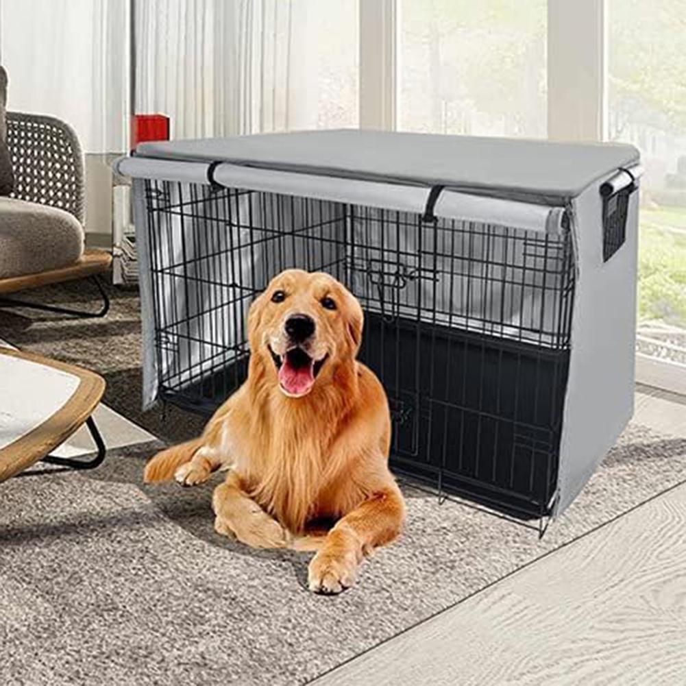 Hundekäfigabdeckung Outdoor Haustierabdeckung Rolltor Eingang Größenoptionen verfügbar