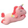 Rainbow Unicorn Plush Pillow - Large, Soft & Pink Sleep Companion for Kids