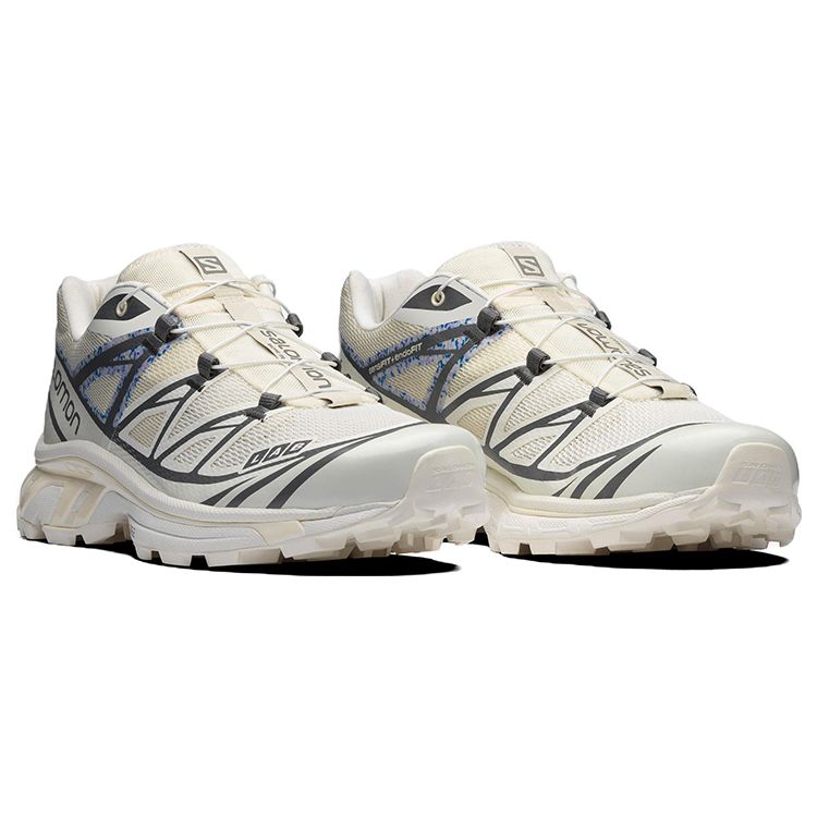 Salomon XT-6 Mindful Comfortable Fabric Shock Absorption Slip Resistant Durable Lightweight Low Top Casual Running Shoes Unisex sneaker Vanilla 416617