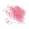 50Pcs Pink Butterflies Paperclip Cartoon Color Plating Innovative Cute Paperclips for Office Home