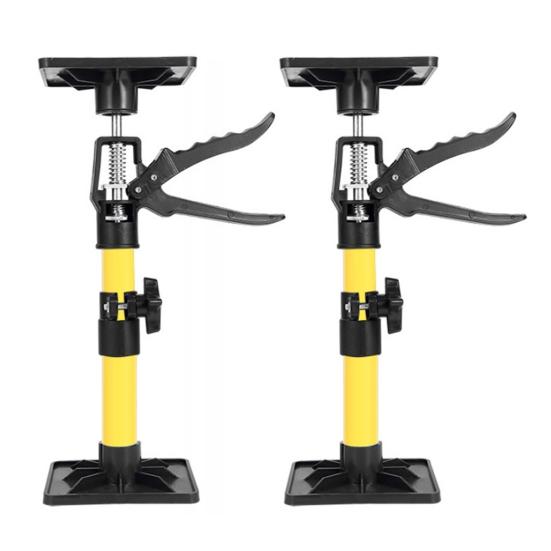 2Pcs Cabinet Jacks Hand Support Rod Telescopic Steel Pole Adjustable Quick Support