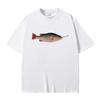 Fish Smoking Funny Vertebrata Lovers Meme Tshirts Men Women Casual Cotton Vintage Short Sleeve T Men Women New Summer