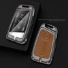 AAAAM1 Zinc Alloy Car Smart Remote Key Case Bag Cover Holder Shell Fob For Skoda Superb A7 Karoq Kodiaq 2020 2021 Keychain Accessories
