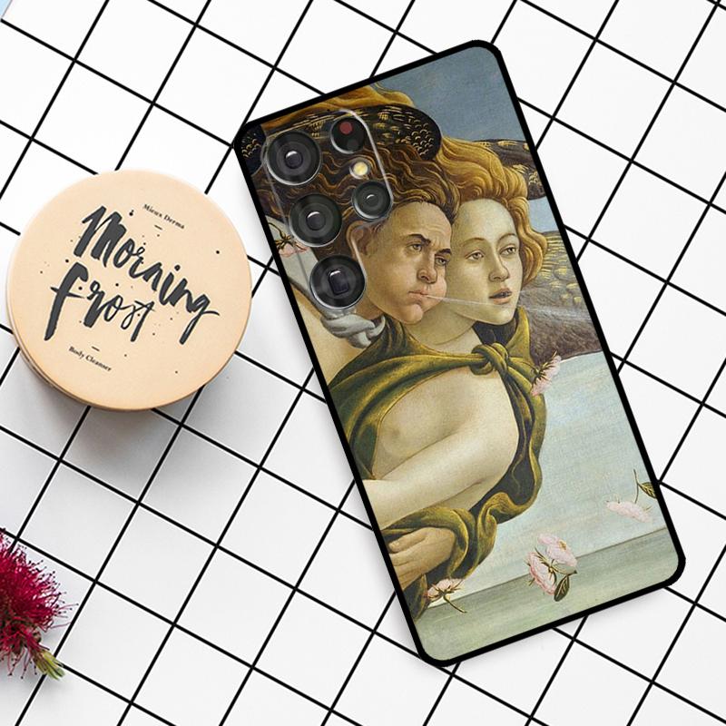 Art Paintings The Birth Of Venus Case For Samsung Galaxy S23 S21 S22 Ultra S8 S9 S10 Note 10 Plus Note 20 Ultra S20 FE Cover