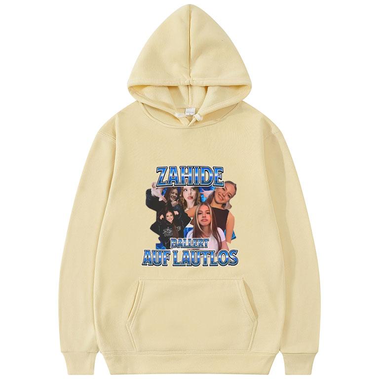 Zahide Ballert Auf Lautlos 2026 Hoodie Unisex Clothing Fashion Casual Fleece Cotton Pullover Vintage Oversized Hoodies
