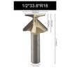 1/2 Inch Router Bit Router Bits Architectural Woodworking Easy Setup And Operation Flexible Sheet Metal Bending For Wooden Doors