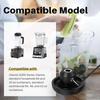 1Set Mushroom Head Connector Blender Drive Socket with Wrench Screw Black Blender Spare Parts for Vitamix Blender Universal