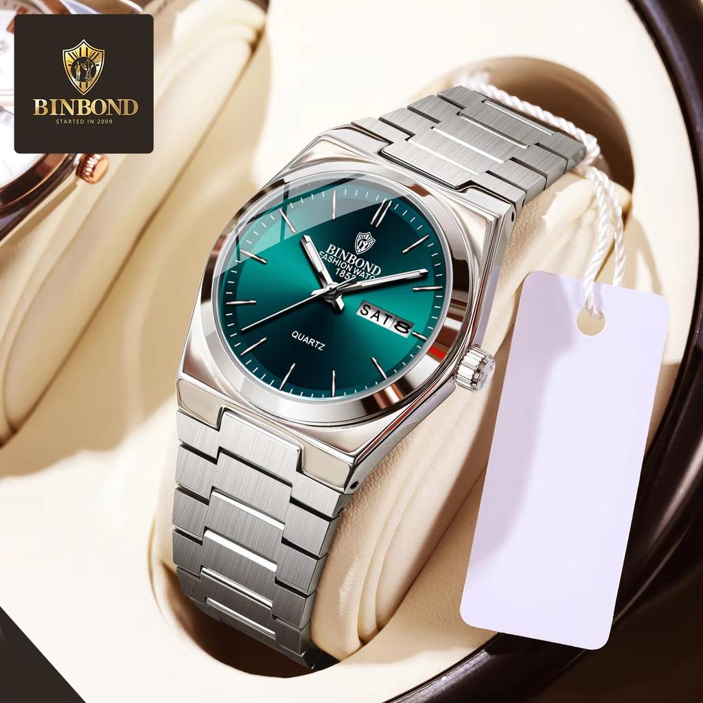 Luxury Business Quartz Men Wristwatch Waterproof Luminous Date Week Male Watch Stainless Steel Women Watches