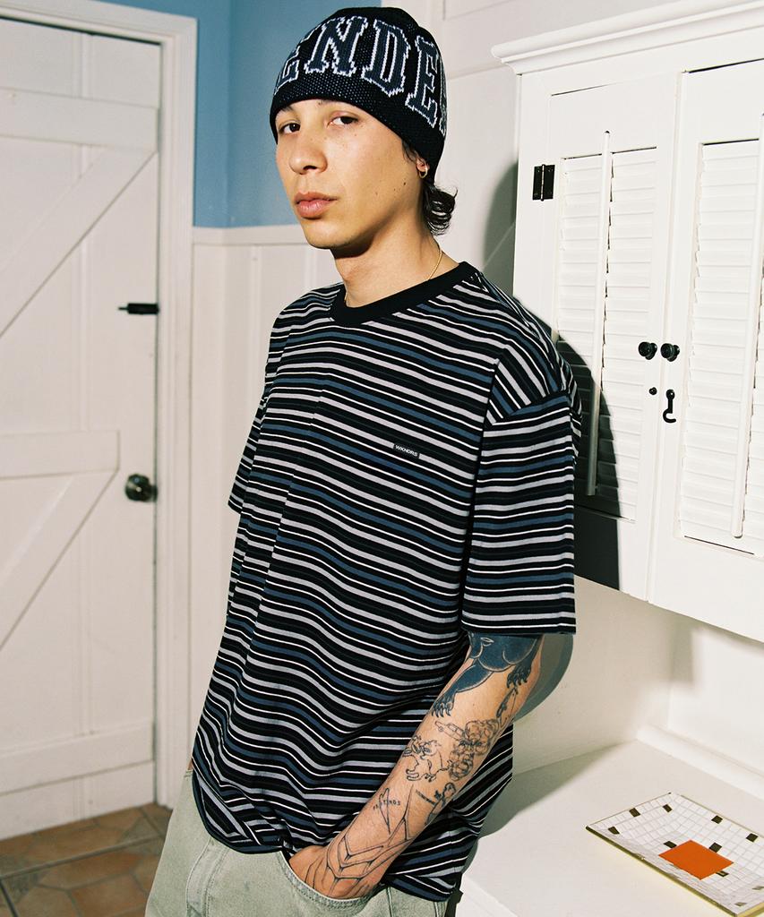 WKNDRS Striped T-Shirt (Black)