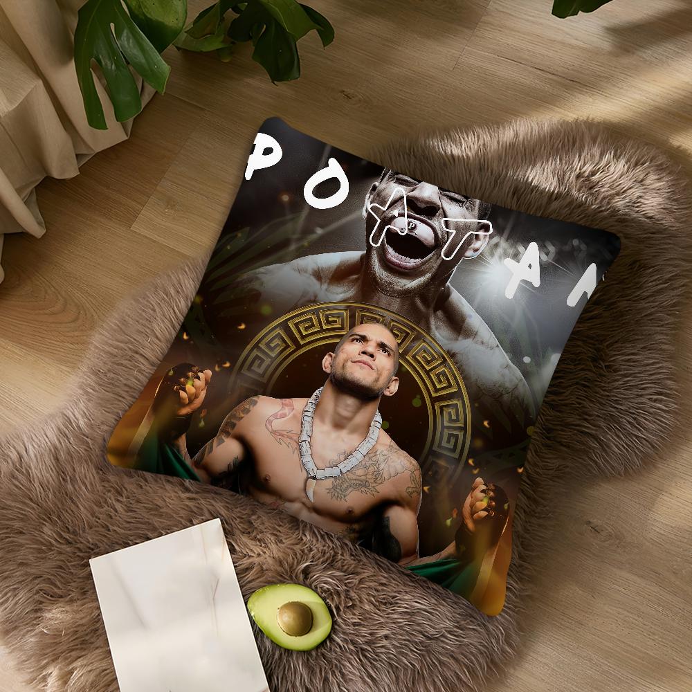 Athlet U-UFC-C Kämpfer A-Alex P-Pereira Poatan Wohnzimmer Kopfteil Büro Kissen Schlafzimmer Kissen Sofa Nickerchen Kissenbezug