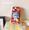 iPhone 16 Magnetic Charging Bright Red M Bean 17 Case with Stand for Apple 15 Pro/14 Large Hole