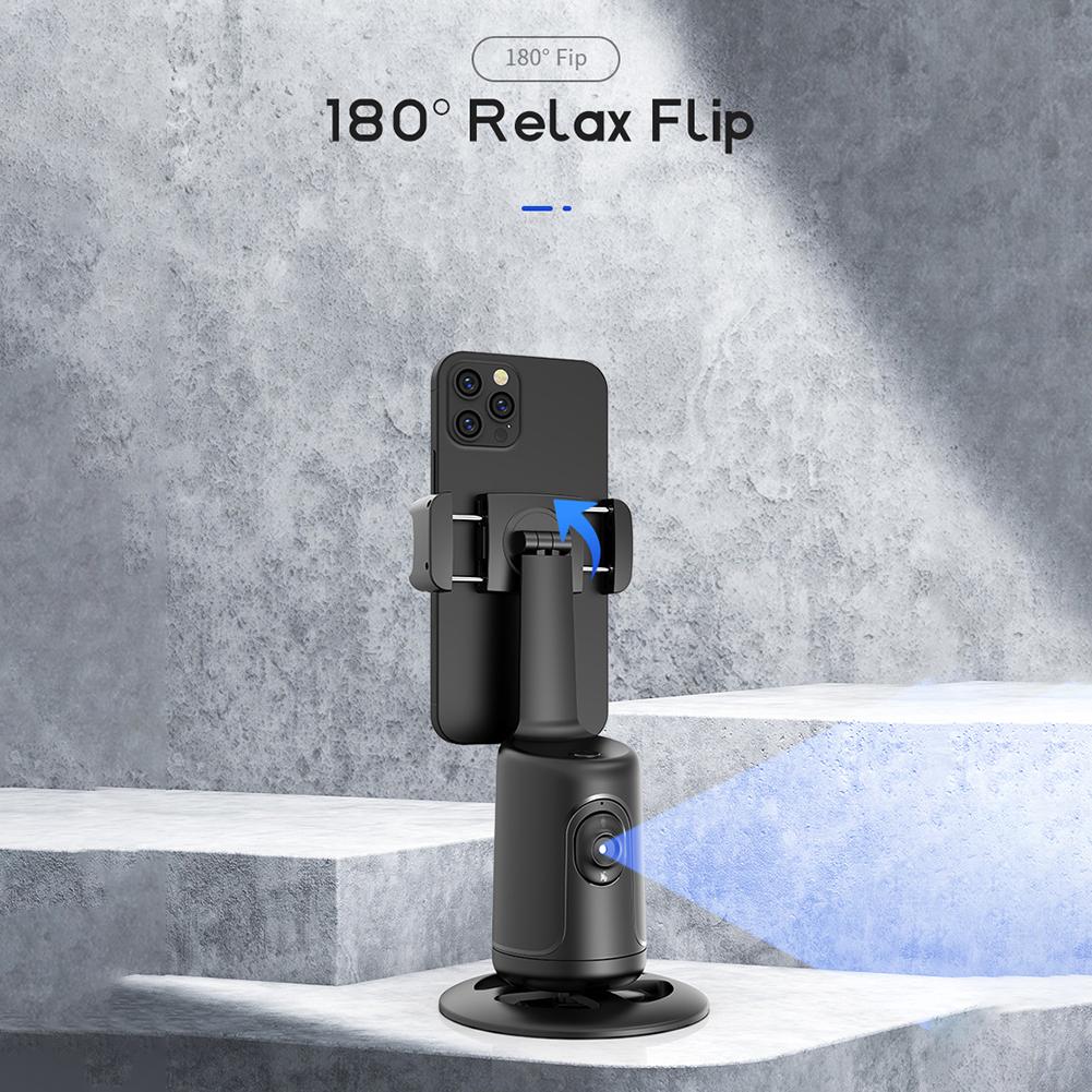 Intelligent Smartphone Stabilizer Follow-up 360 Rotation Handheld Stabilizer Selfie Stick Tripod for  Live Photography
