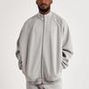 adidas Originals Basketball Chapter 1 Solid Logo Print Sports Jacket Unisex Jacket Gray HN9269