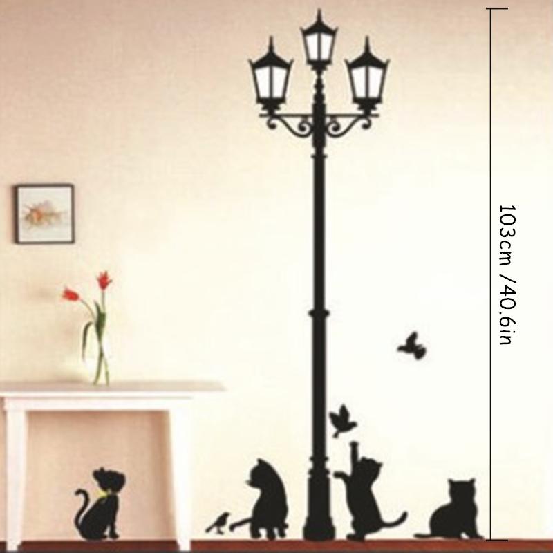 Super Funny Cute Cartoon Black Cat Vinyl Wall Stickers For Home Decoration Living Room Kids Bedroom Laptop Bathroom Tile Toilet