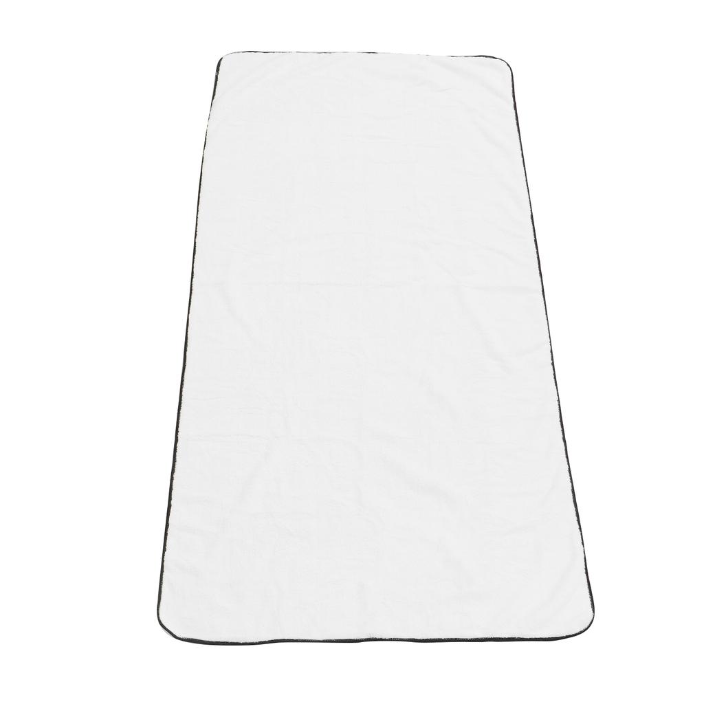 Coral Fleece Towel 60x120cm Breathable Salon Towels High Water Absorption Soft Towels White Towels