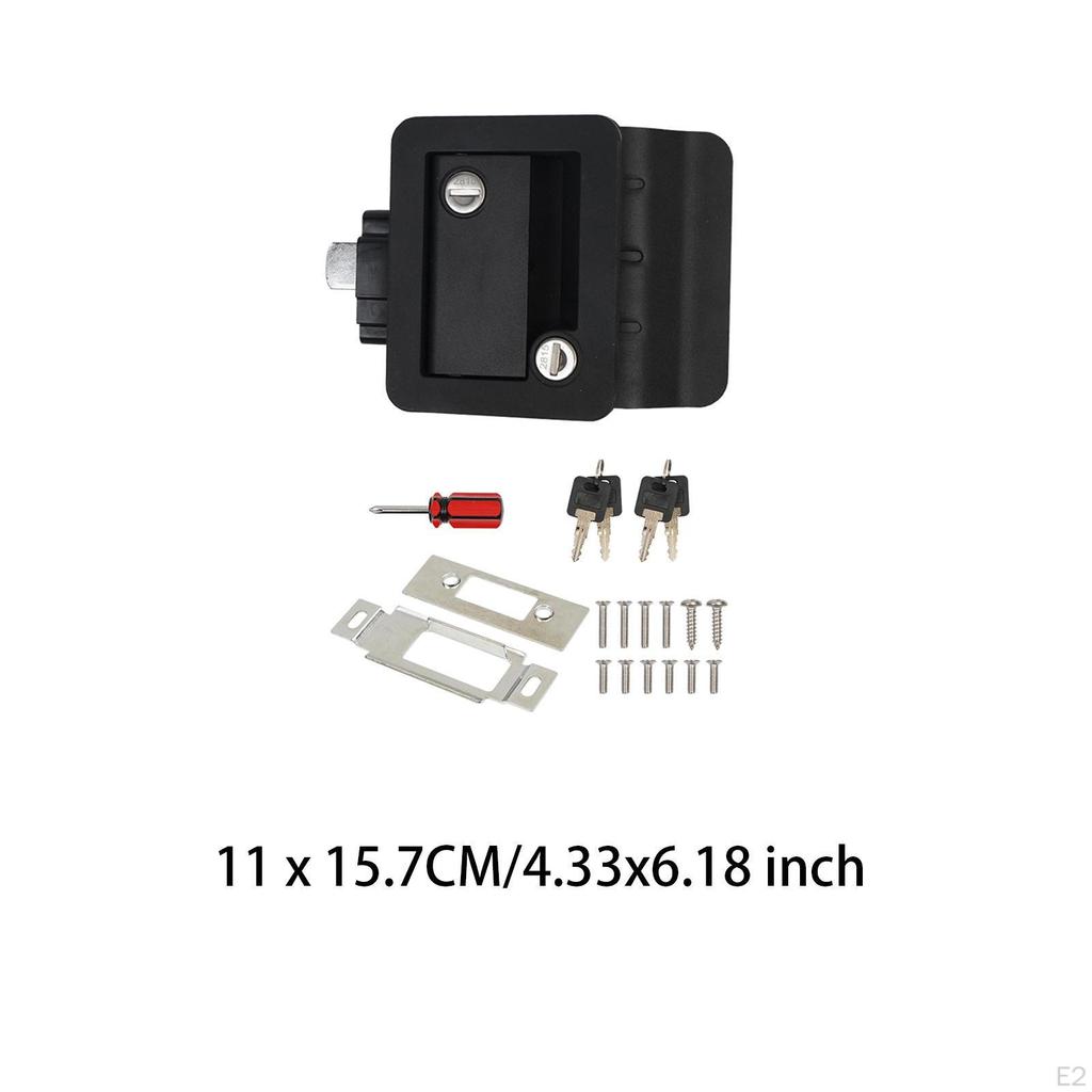 RV Paddle Entry Door Lock Latch with Deadbolt Automotive Accessories Replace,Door Handle for