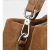 Oversized Suede Leather Briefcase Spacious Handheld Shoulder Crossbody Bag Women Slouchy Commuting Premium Light Luxury Handbag
