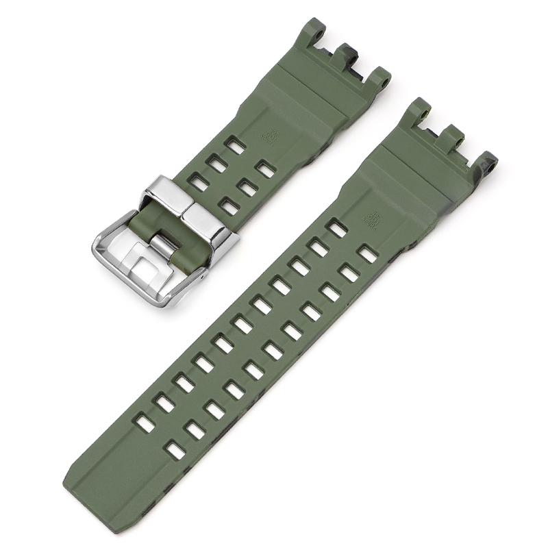 Für Casio g-shock GWG-2000 GWG2040 Ersatzband Edelstahlschließe Zubehör Band Gürtel Silikonkautschuk Uhrenarmband Armbänder