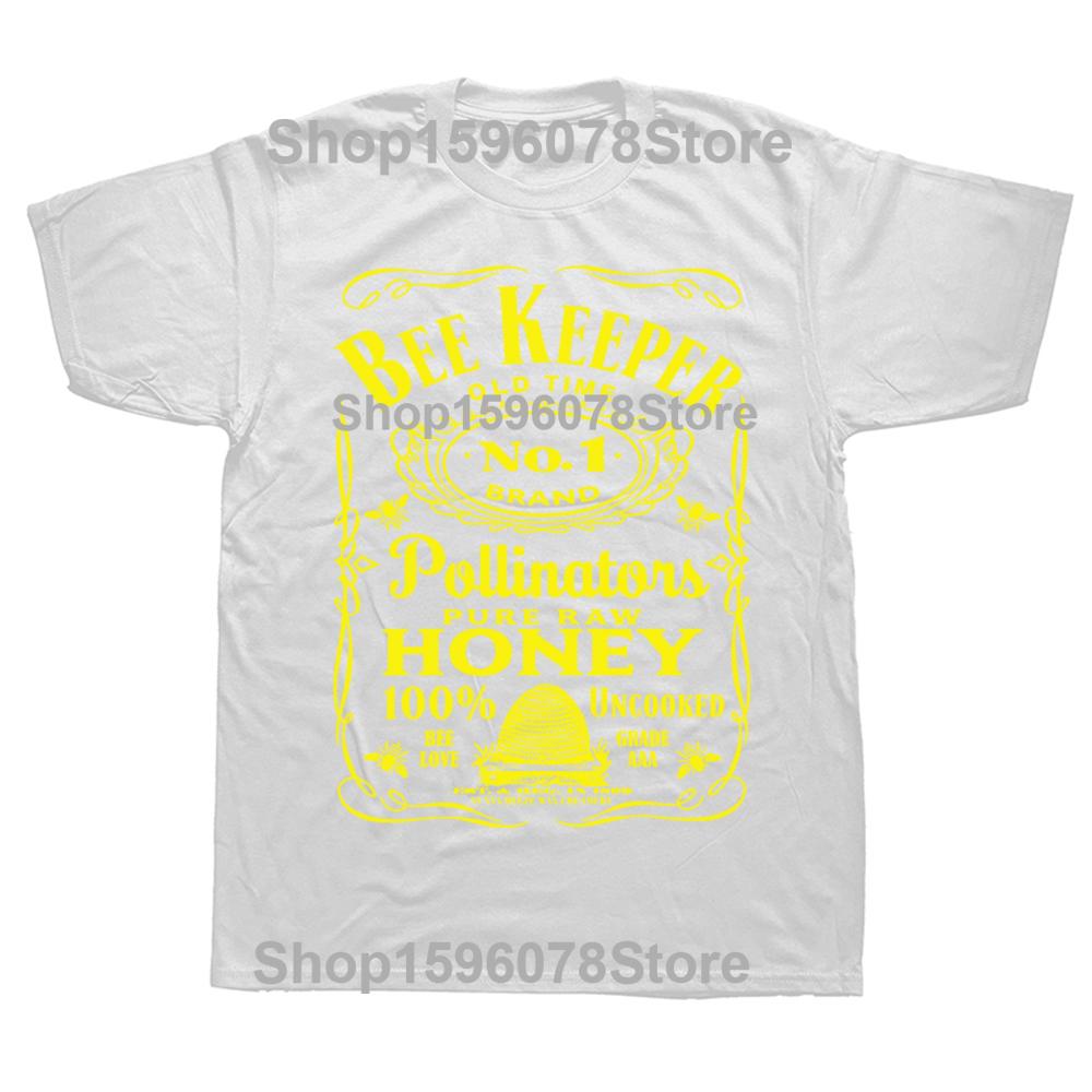 Rolig Bi Honungsälskare Biodlare Biodling T-shirts Män Bomull Humor Streetwear T-shirt Kortärmad Unisex Lös Klädsel