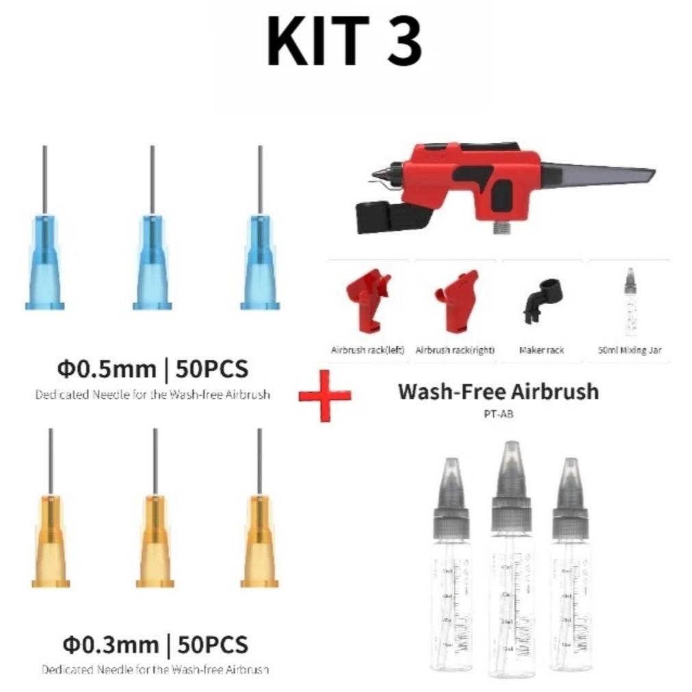 Wash-Free Airbrush Hobby Painting Diversified Usage Paint Sprayer PT-AB No Clean Spray Pen Gundam Model Coloring Tool