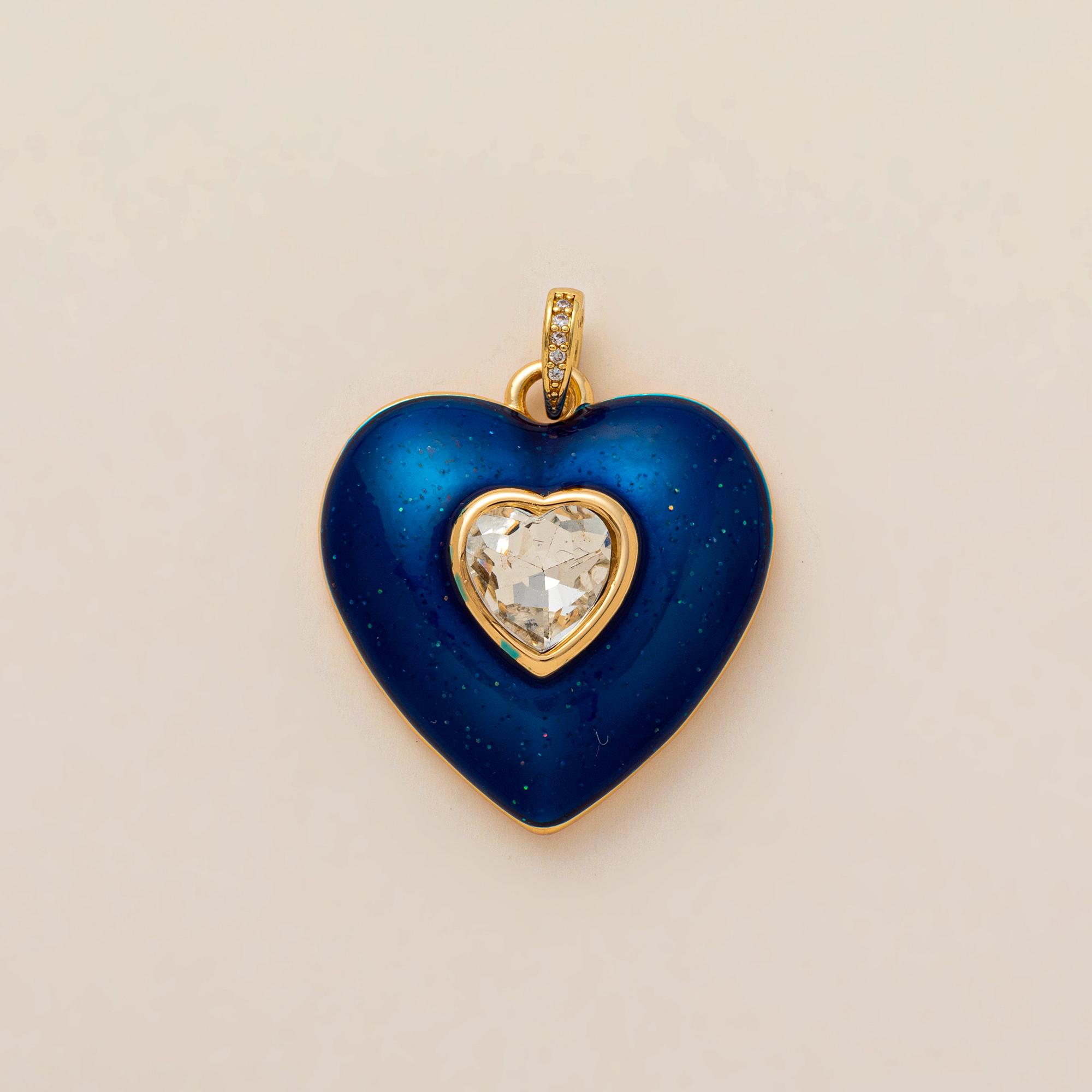 Heart-Shaped Ladybug DIY Pendant Charms Cute Trendy Jewelry Making Accessories jewelry supplies