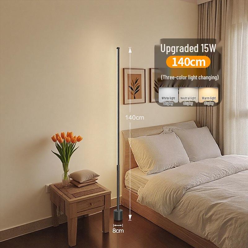 Smart LED Floor Lamp with Voice Control and Remote for Bedroom and Living Room