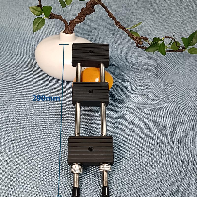 Stainless Steel Sharpening Stone Holder Whetstone Clamping Base Universal Non-slip Rubber Texture Anti-slip Grinding Tool Holder