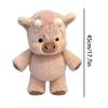 45CM Simulation Cattle Animals Plush Toys Cartoon Milk Cow Plush Doll Soft Stuffed Sweater Cow Pillow Home Decoration Toy