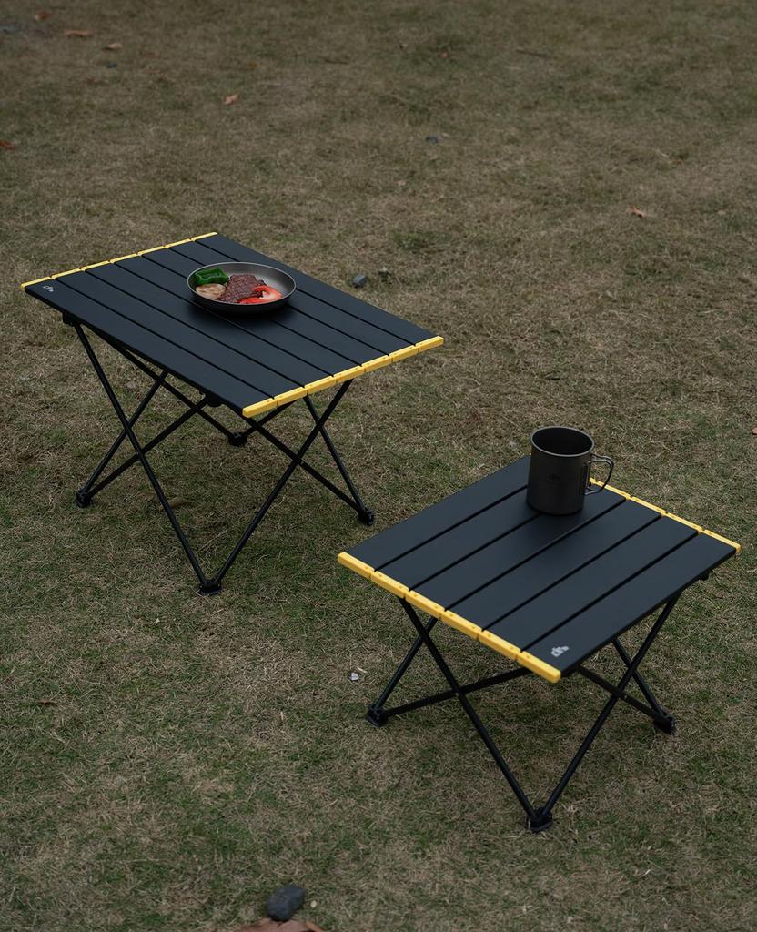 iClimb Outdoor Table, Mini Low Table, Camping Table, Folding Table, Aluminum, Load Capacity 30kg, Ultra Lightweight, Compact Solo Camping, BBQ,
