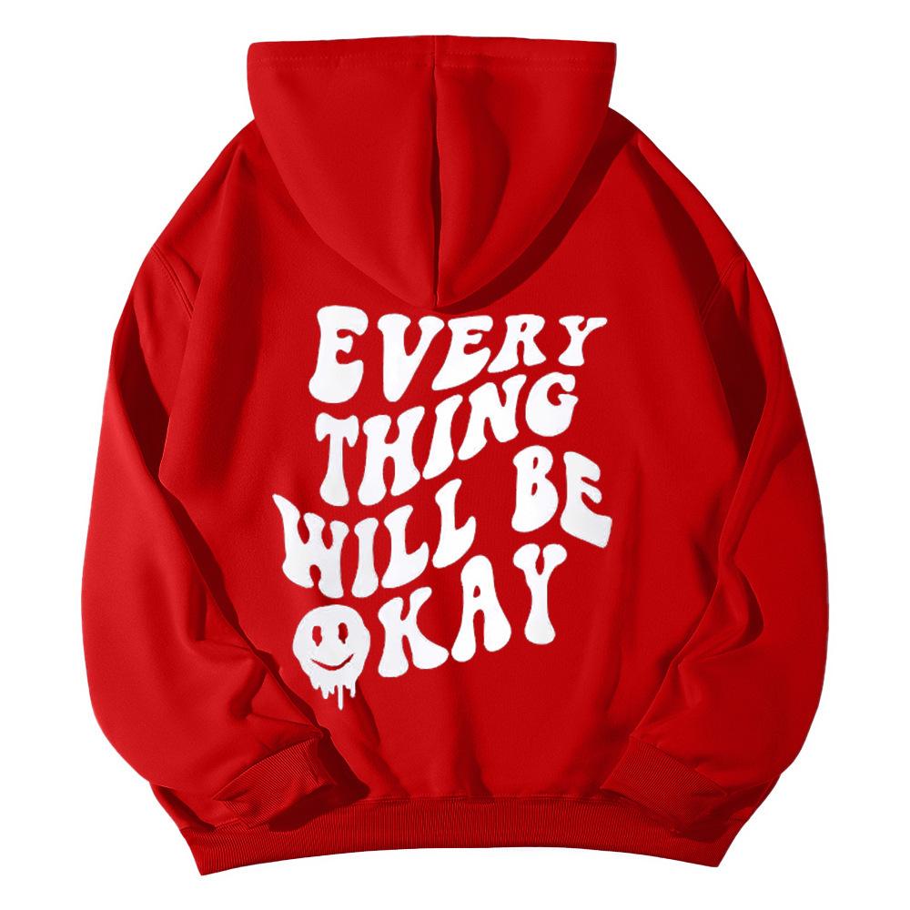 SOLY HUX Women's Sweatshirt Pattern Hoodie Casual Long Sleeve Loose Pullover with Kangaroo Pocket