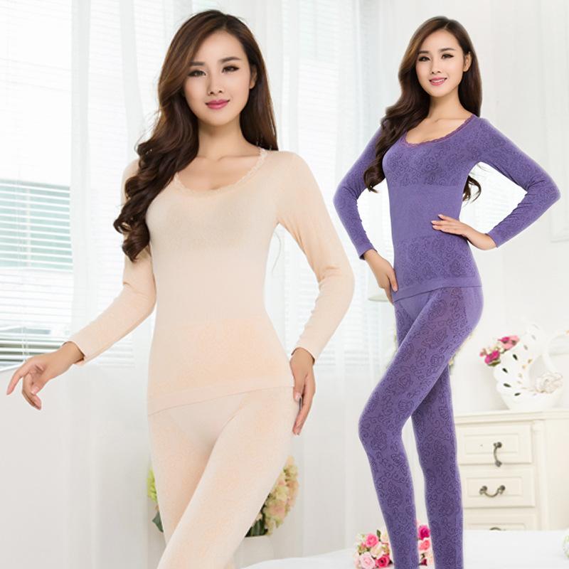 New Style, Autumn Clothes and Pants, Women's, Thermal Underwear Set, Modal, Slim Fit and Beautiful Body, Seamless Base, Cotton Sweater