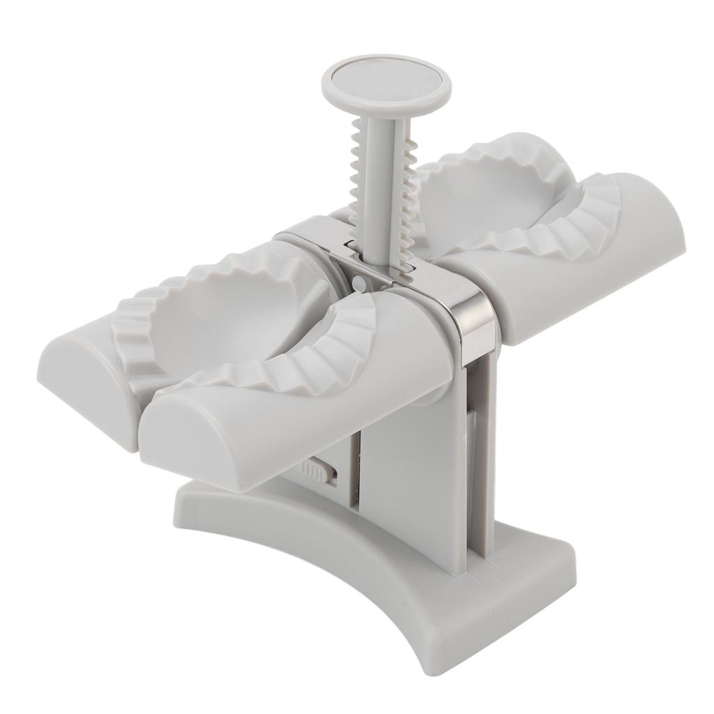 Dumpling Mold Machine Automatic ABS and Stainless Steel Double Head Dumpling Maker for Home Kitchen