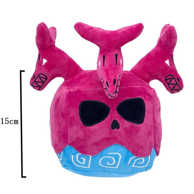 15cm Blox Fruits Plush Toy Buddha Kitssune Dragon Shadow Dough Spirit Fruit Soft Stuffed Anime Game Box Plushies Friend Gift