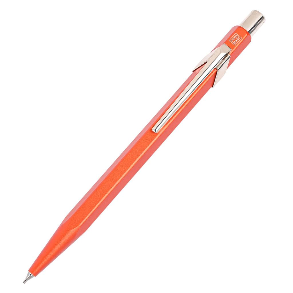 CARAN Mechanical Pencil 849 Colour Matte X Orange Metal Tin Imported D'ACHE MF0844-776 0.5mm (Genuine Product)