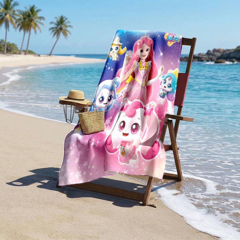 Magic Sweety Fashion Beach Towel: Ideal for Summer Adventures Soft, Absorbent and Quick Drying Suitable for Swimming and Bathing