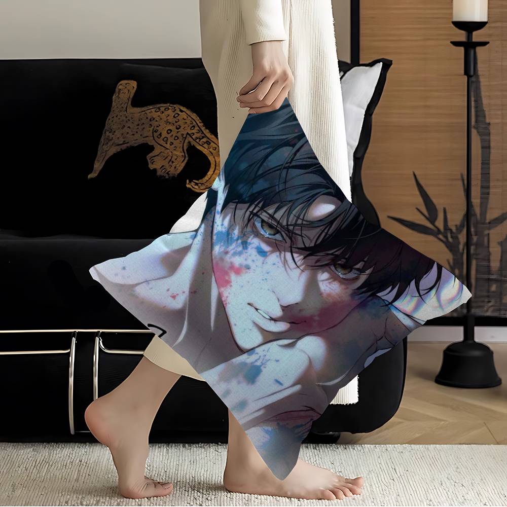 Anime Lost In The Cloud Cushion Cover Inches Farmhouse Decor Home Throw Pillow Covers for Couch Decorations