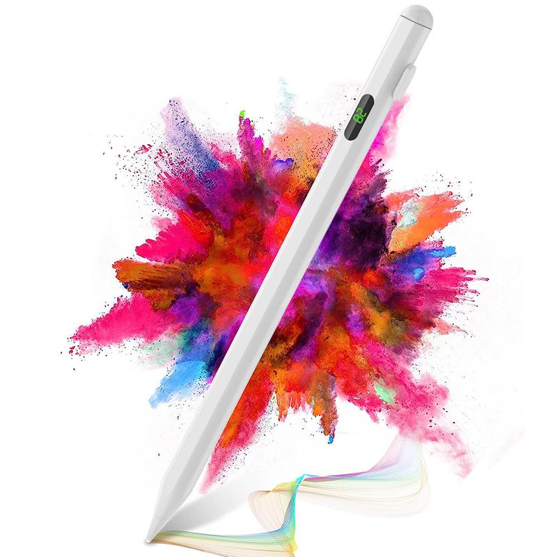 עבור עט סטיילוס Apple Pencil עבור iPad A16 Air 11 5 4 Pro דור 11 13 12.9 M5 M4 M3 M2 עטים 10 9 8 דור 10 9 Mini 7 6 עט מגע