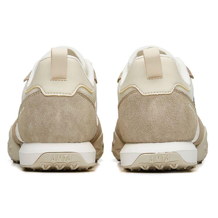 Anta Lifestyle Series Shock Absorbing Non-Slip Durable Low-Top Casual Shoes Men sneaker White Yellow 112238856-3