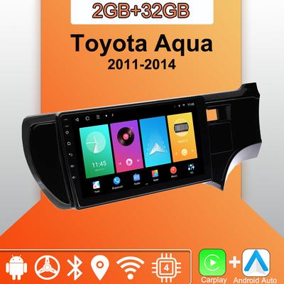 Android Carplay Car Radio For Toyota Aqua 2011-2014 Multimedia Player Head Unit Stereo GPS Navigation BT WIFI 2+32GB
