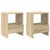 Magazine Shelf 2 Pcs Sonoma Oak 35 X 30 X 45 Cm