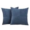 Corduroy Throw Cover - Color Design for Living Room Sofa Cushion