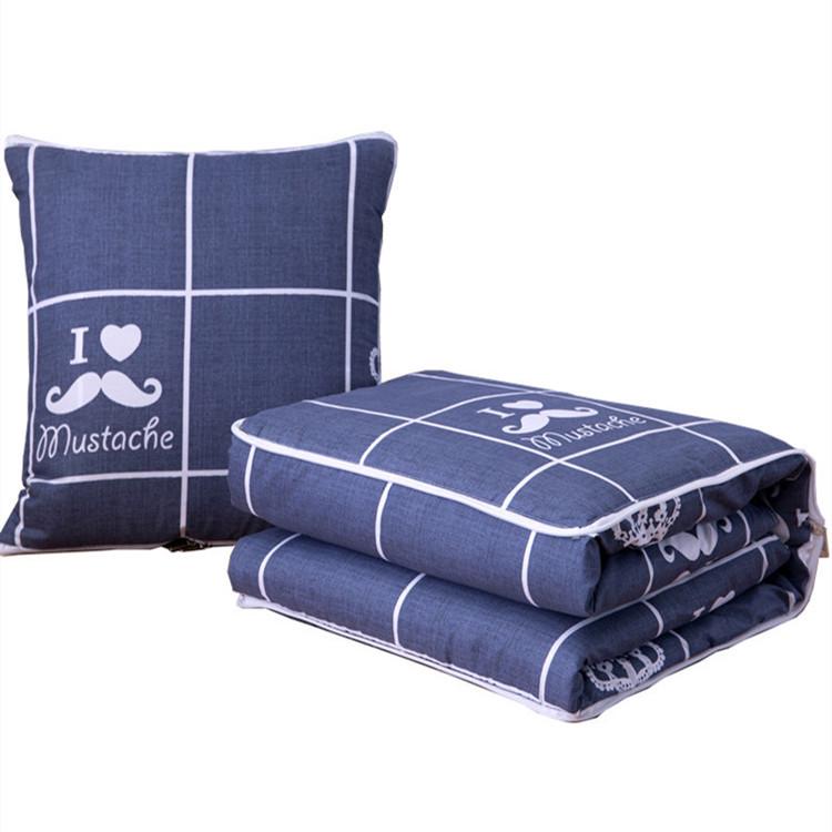 Large Dual-Use Hug Pillow Blanket for Car or Office Naps