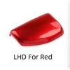 For Hyundai Elantra CN7 N -2025 LHD Red Carbon Fiber Gear Shift Knob Cover Trim Interior Accessories