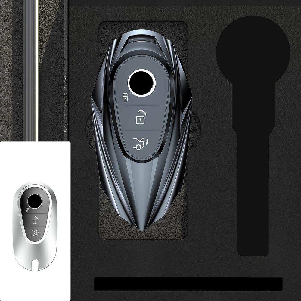 Zinc Alloy Car Key Case For Mercedes Benz E Class W213 W205 E200 E260 E300 E320 Amg Cla Remote Fob Shell Case